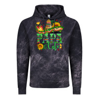 Cloud Black papa cito with sunflowers and sombrero Vintage Hoodie - Artiststas