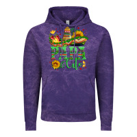 Cloud Purple papa cito with sunflowers and sombrero Vintage Hoodie - Artiststas