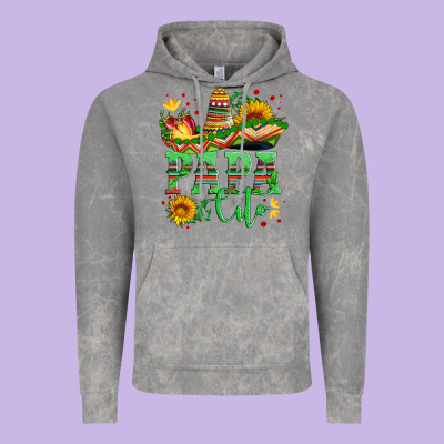 Papa Cito With Sunflowers And Sombrero Vintage Hoodie Designed By Artiststas