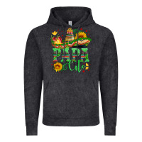 Vintage Black papa cito with sunflowers and sombrero Vintage Hoodie - Artiststas