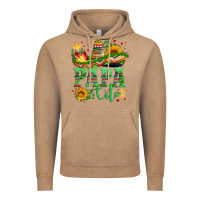 Vintage Coffee papa cito with sunflowers and sombrero Vintage Hoodie - Artiststas