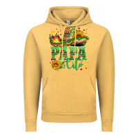 Vintage Mustard papa cito with sunflowers and sombrero Vintage Hoodie - Artiststas