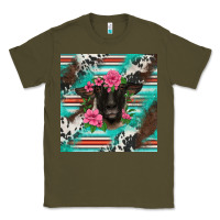 Army Green western suffolk ewe Classic Tee - BarkalooDesign