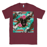 Burgundy western suffolk ewe Classic Tee - BarkalooDesign