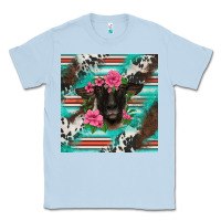 Dusty Blue western suffolk ewe Classic Tee - BarkalooDesign