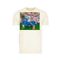 Vintage Arctic happy easter truck Vintage Tee - CowhideDigitalArt