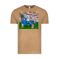 Vintage Camel happy easter truck Vintage Tee - CowhideDigitalArt