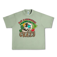 Oil Green Beautiful Crazy Summer Urban Heavy Tee - CowhideDigitalArt