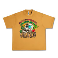 Peanut Butter Beautiful Crazy Summer Urban Heavy Tee - CowhideDigitalArt