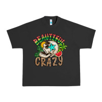 Pigment Black Beautiful Crazy Summer Urban Heavy Tee - CowhideDigitalArt