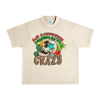 Sandshell Beautiful Crazy Summer Urban Heavy Tee - CowhideDigitalArt