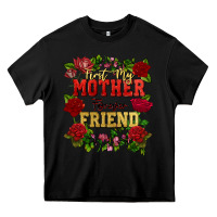 Black First my mother forever my friend Mother's Day Heavy Core Tee - FaDigitalArtStudio