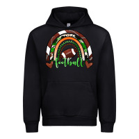 Black Football Rainbow Urban Hoodie - RanaPortraitStore