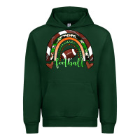 Forest Green Football Rainbow Urban Hoodie - RanaPortraitStore