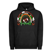 Pigment Black Football Rainbow Urban Hoodie - RanaPortraitStore
