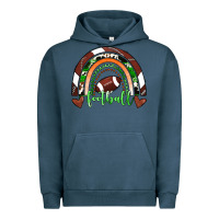 Pigment Midnight Navy Football Rainbow Urban Hoodie - RanaPortraitStore