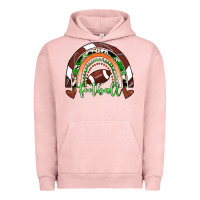 Pigment Salmon Football Rainbow Urban Hoodie - RanaPortraitStore