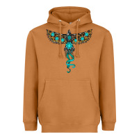 Meerkat turquoise thunderbird Heavyweight Hoodie - RanaPortraitStore
