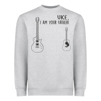 Heather Grey uke i'm your father Heavyweight Sweatshirt - Bettercallsaul