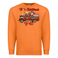Carrot it's christmas y'all truck with farm animals Premium Sweatshirt - RanaPortraitStore
