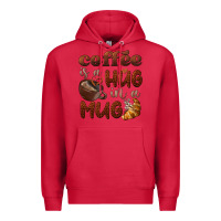 Cardinal coffee is a hug in a mug Premium Hoodie - BarkalooDesign