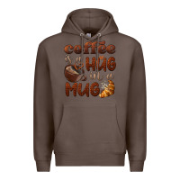 Coffee coffee is a hug in a mug Premium Hoodie - BarkalooDesign