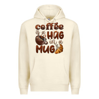 Sandshell coffee is a hug in a mug Premium Hoodie - BarkalooDesign