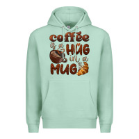 Seafoam coffee is a hug in a mug Premium Hoodie - BarkalooDesign