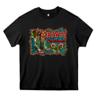 Black howdy christmas boots Heavy Core Tee - RanaPortraitStore