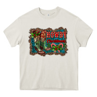 Cream howdy christmas boots Heavy Core Tee - RanaPortraitStore