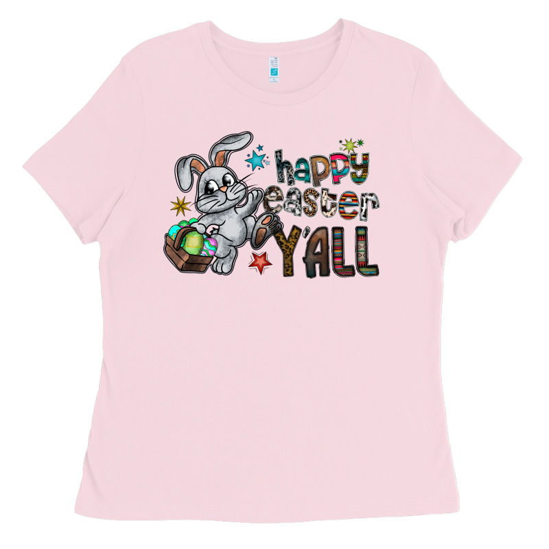 Happy Easter Y'all Ladies Tee by CowhideDigitalArt | Teevron