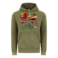 Vintage Olive mama cita with sombrero hat and roses Vintage Hoodie - Artiststas