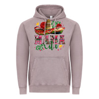 Vintage Zinc mama cita with sombrero hat and roses Vintage Hoodie - Artiststas