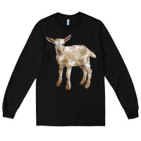 Black Baby Saanen Goat Long Sleeve Tee - LillyAllenDesigns