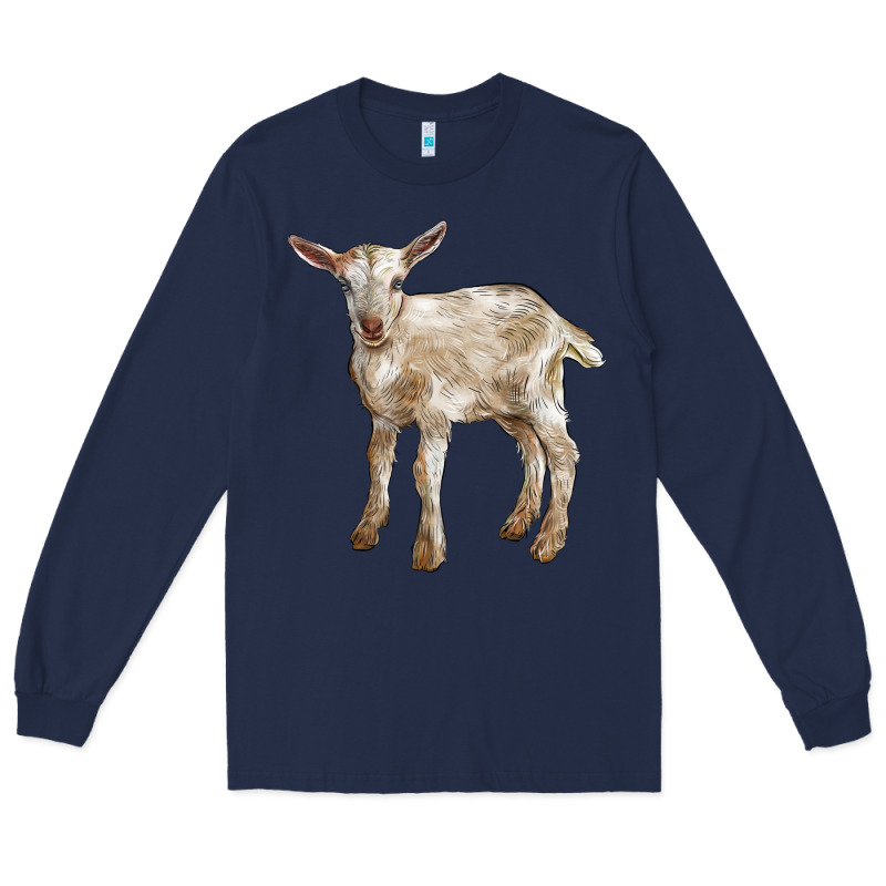 Baby Saanen Goat Long Sleeve Tee by LillyAllenDesigns | Teevron
