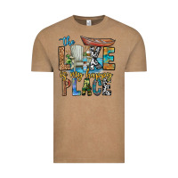 Vintage Coffee the lakes my happy place Vintage Tee - CowhideDigitalArt