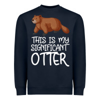 Navy this is my significant otter Heavyweight Sweatshirt - Bettercallsaul