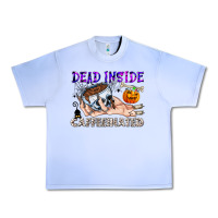 Grape Ice Dead Inside Caffeinated Urban Heavy Tee - CowhideDigitalArt