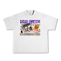 Lunar Rock Dead Inside Caffeinated Urban Heavy Tee - CowhideDigitalArt