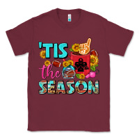 Burgundy tis the season football coffee mug Classic Tee - FaDigitalArtStudio