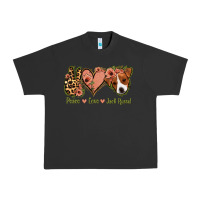 Pigment Black Peace Love Jack Russel Urban Heavy Tee - Jasminsmagicworld