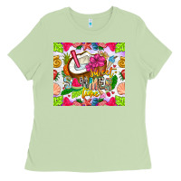 Matcha summer time Ladies Tee - CowhideDigitalArt