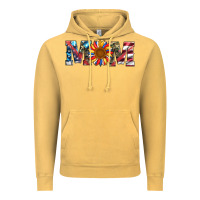 Vintage Mustard mom with sunflower Vintage Hoodie - Artiststas