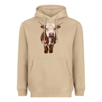 Hereford Cow Heavyweight Hoodie | Teevron