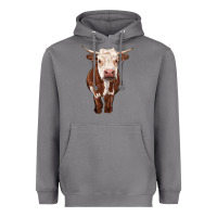 Storm hereford cow Heavyweight Hoodie - RanaPortraitStore