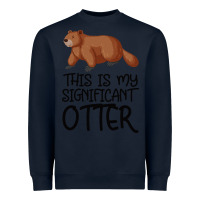 Navy this is my significant otter Heavyweight Sweatshirt - Bettercallsaul