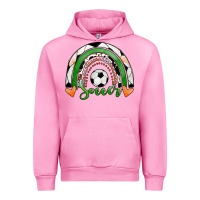 Fuchsia Pink Soccer Rainbow Urban Hoodie - RanaPortraitStore