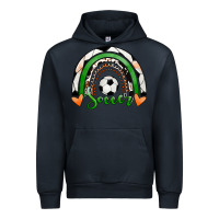 Navy Soccer Rainbow Urban Hoodie - RanaPortraitStore