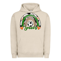 Pigment French Oak Soccer Rainbow Urban Hoodie - RanaPortraitStore