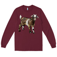 Burgundy Baby Tennessee Fainting Goat Long Sleeve Tee - LillyAllenDesigns